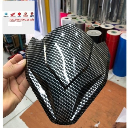 Ốp đầu cacbon Honda Vario 125, Vario 150 đời 2018 - Vindecal BD