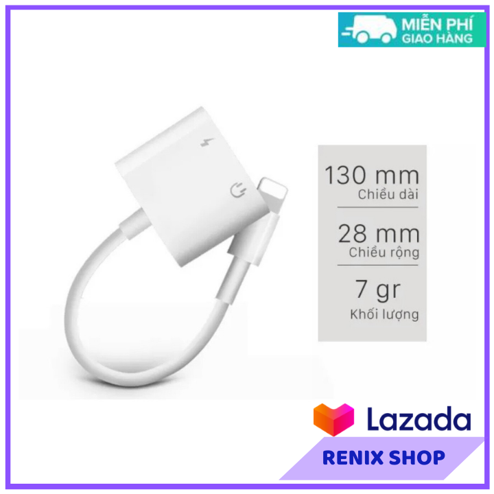[SALE SỐC] Đầu chuyển đổi từ Lightning sang Jack 3.5 cho  iphone ip7/plus ip8/plus ipX/Xs ...