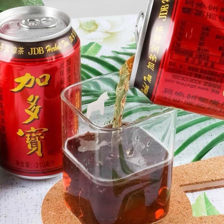 [1 Thùng 24 Lon] Trà Thảo Mộc Jia Dou Bao/ Nước Sâm Thảo Mộc Thanh Nhiệt