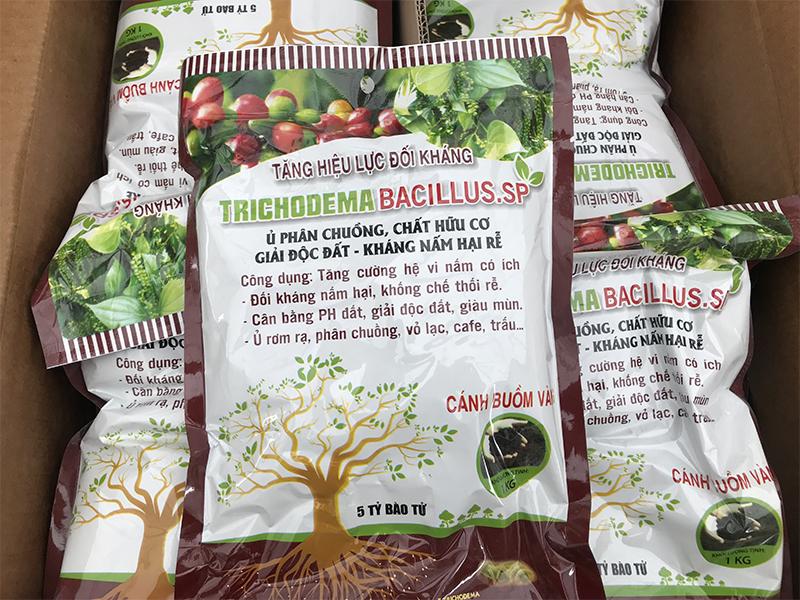 Chất ủ phân chuồng, giải độc đất Trichodema Basillus - 1 kg