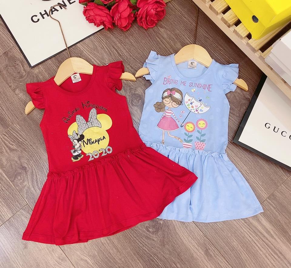 [HCM]Váy bé gái - Váy đuôi cá tay cánh tiên