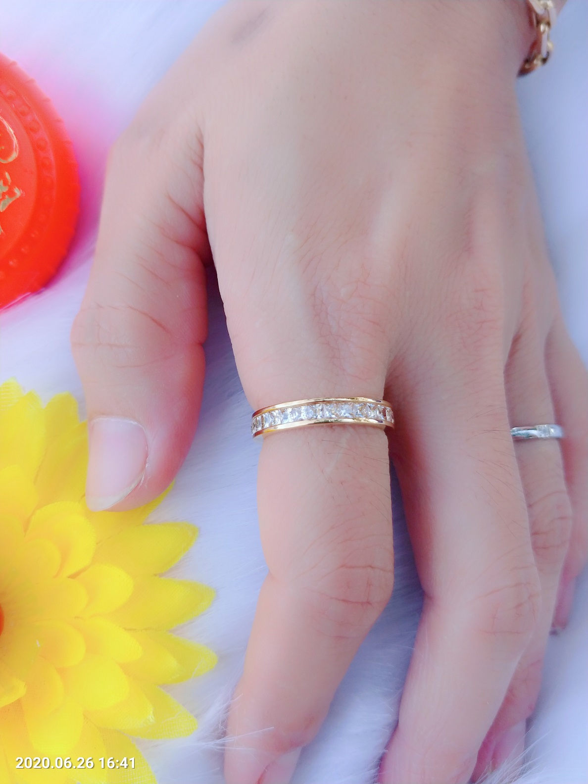 (Dùng lâu dài-Tắm rửa thoải mái) Nhân Nữ Full Đá Titanium Cao Câp- Dùng lâu dài không đen