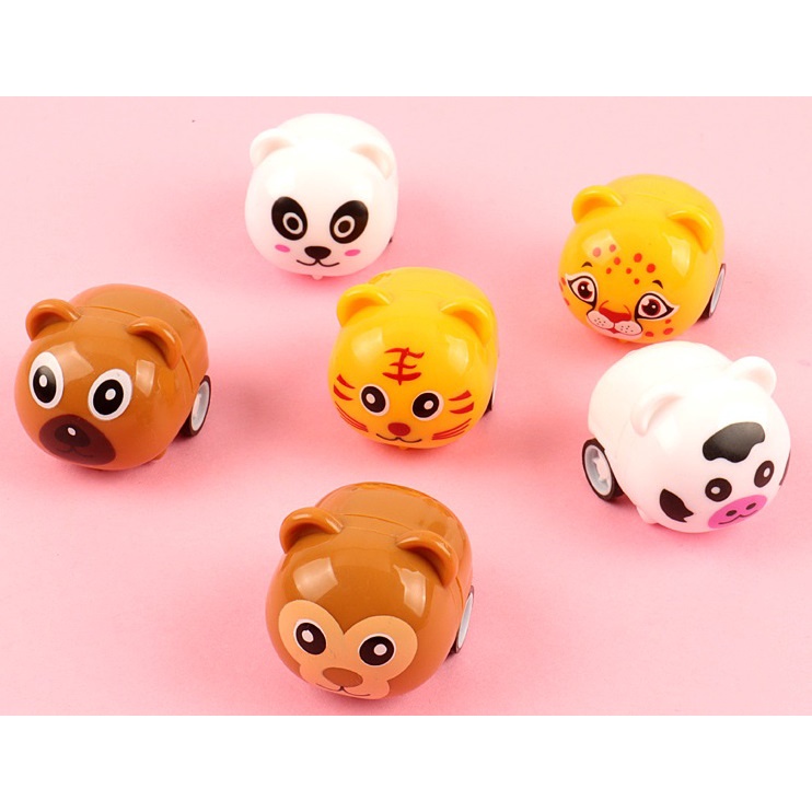 Đồ chơi xe thú mini chạy cót siêu đáng yêu cho bé TCM
