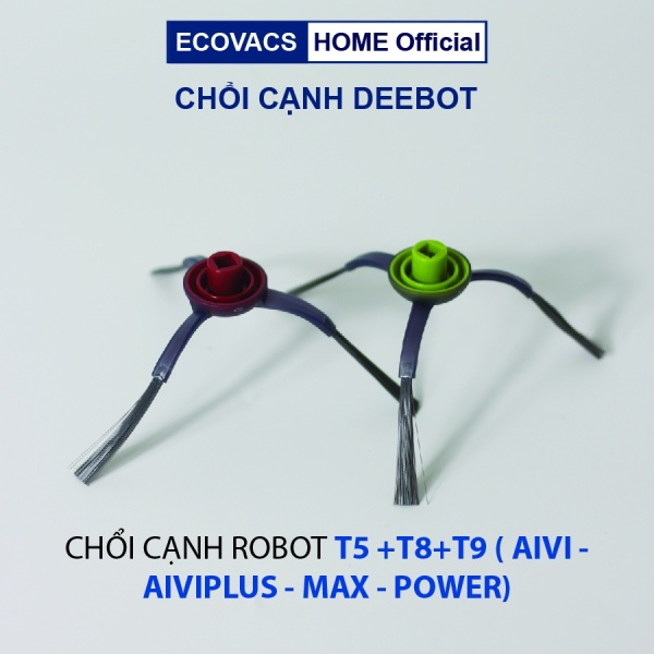 Chổi cạnh thay thế Robot Ecovacs Deebot T8 Aivi, Power, Max,T5 Max, Neo, Fun…