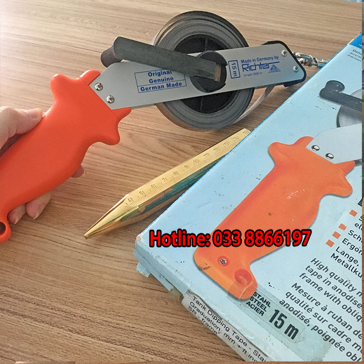 Thước đo bồn xăng dầu cao cấp Đức Richter 15 m