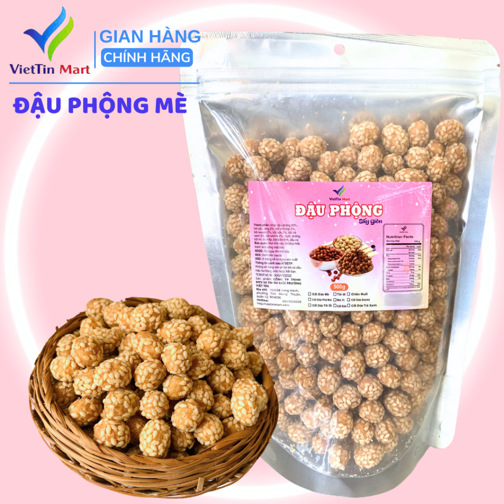 250gr_ Đậu phộng mè cốt dừa - Viettin Mart,