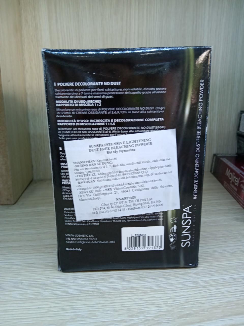BỘT TẨY TRẮNG BLUE SUNSPA ý 500g