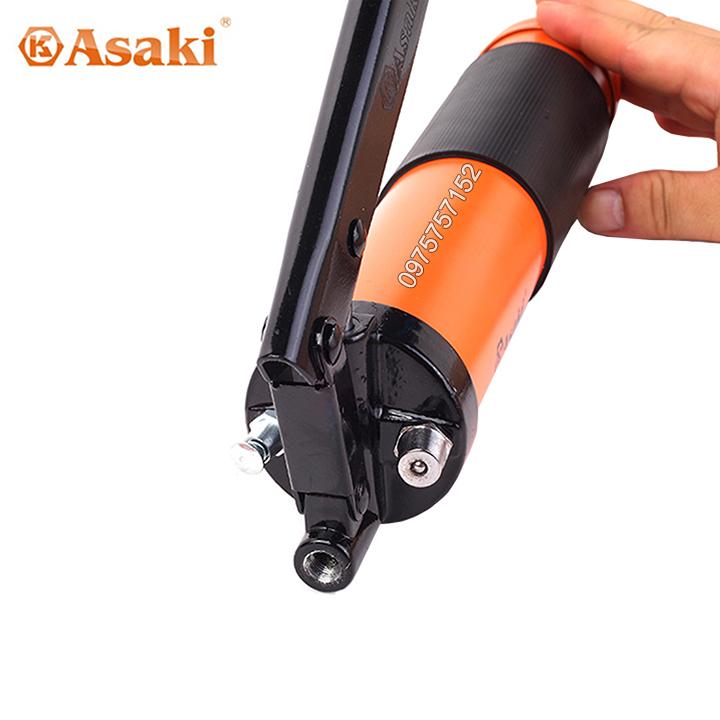 Bơm mỡ  cao cáp 500cc Asaki, chuyên dùng cho thợ (Không bị e mỡ khi bơm)