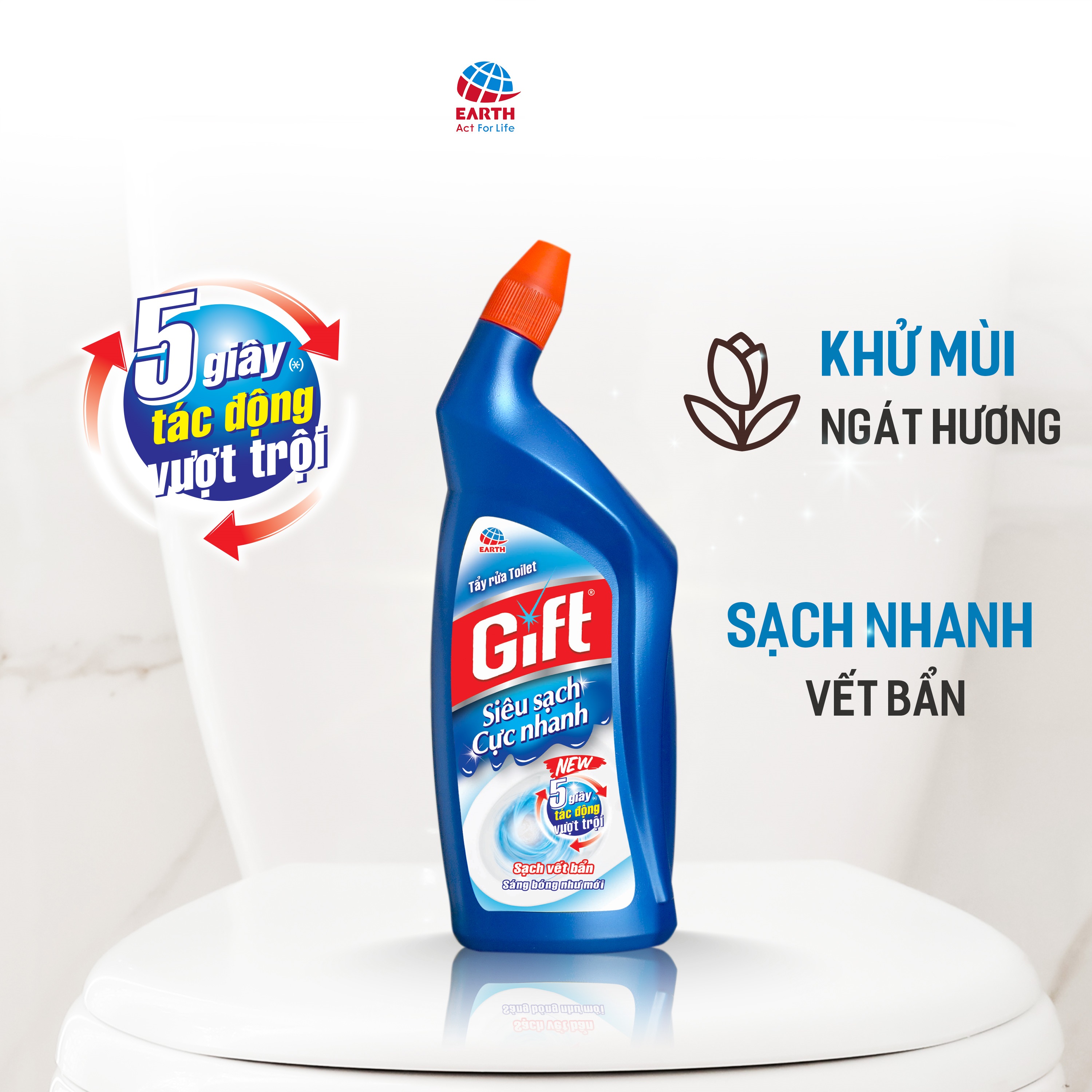 Tẩy rửa Toilet Gift
