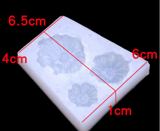 Khuôn Silicon Rau Câu Lá Sen Nhỏ