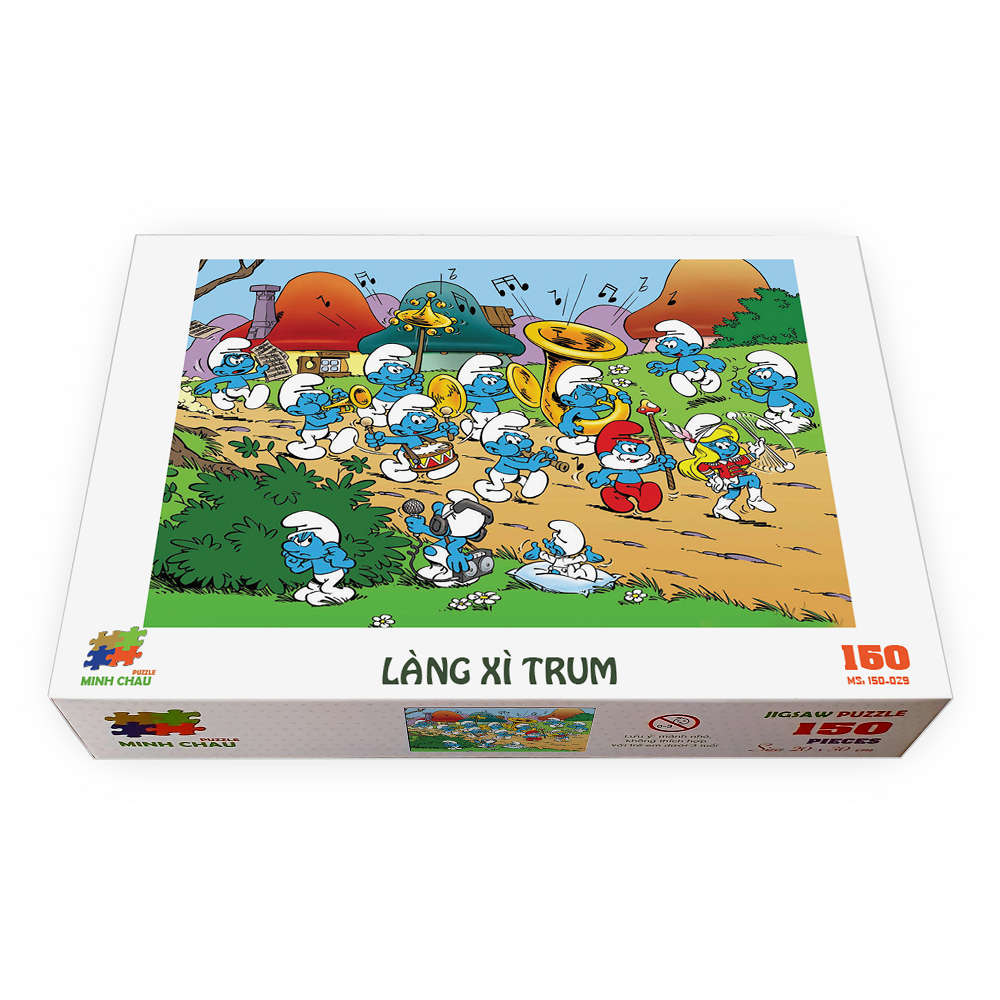 [HCM]Bộ tranh xếp hình 150 mảnh – Làng Xì Trum