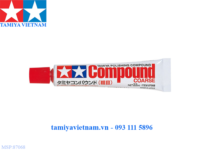 [TAMIYA] 87068 Keo đánh bóng TAMIYA POLISHING COMPOUND (COARSE)