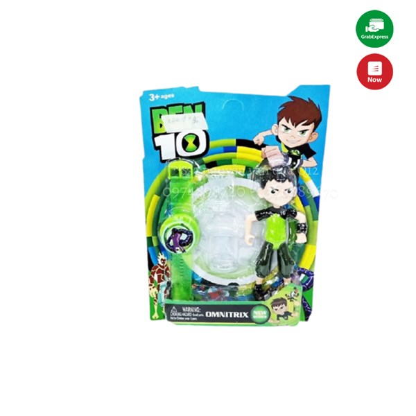 [Siêu HOT] Vỉ đồ chơi ben 10 y hình cho bé  046-9