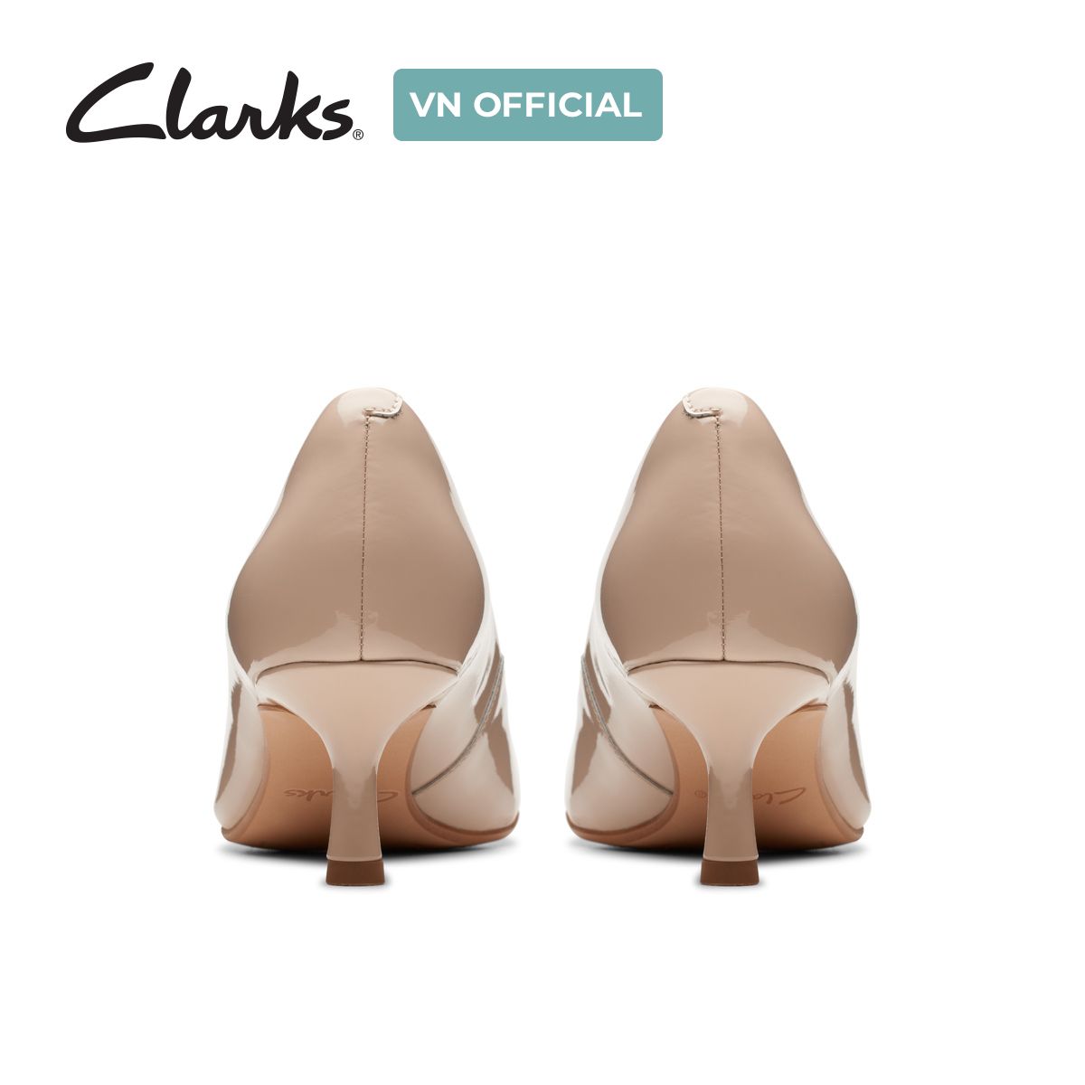 Giày Cao Gót 5.5cm Da Nữ Clarks - Violet55 Rae