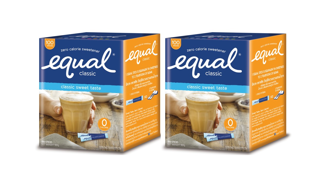 Đường ăn kiêng EQUAL CLASSIC  hộp 100g (100 gói 1g)