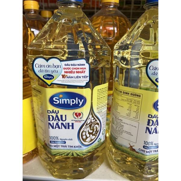 DẦU ĐẬU NÀNH SIMPLY can 2L