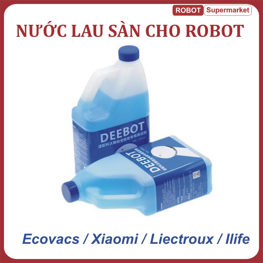 Nước lau sàn chuyên dụng dành riêng cho robot lau nhà ecovacs deebot ecovacs deebot / ilife / xiaomi / liectroux / haier