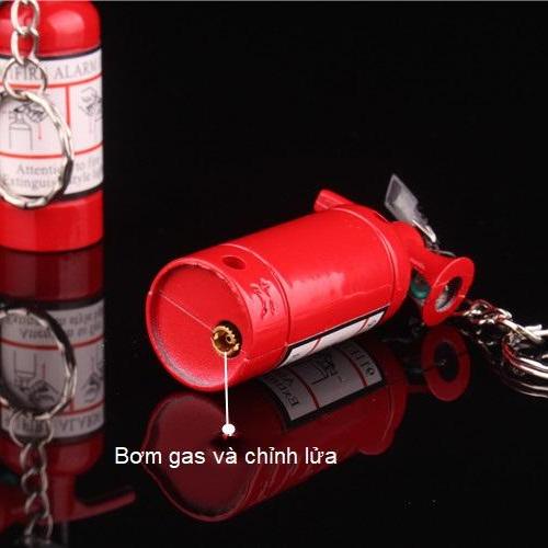 Bật Lửa móc khóa hình bình chữa cháy mini