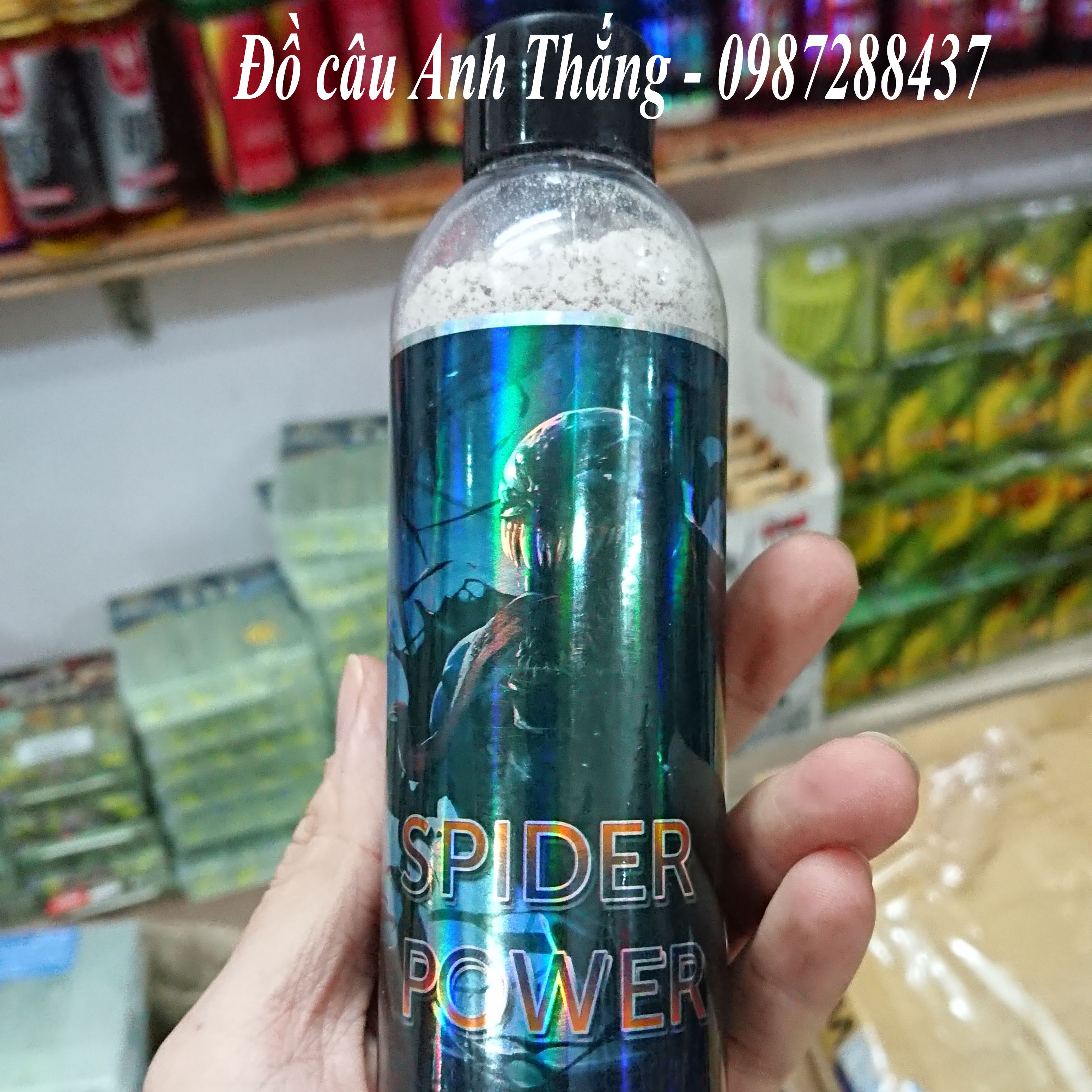 Bột tơ nhện pha mồi vuốt câu đài spider power