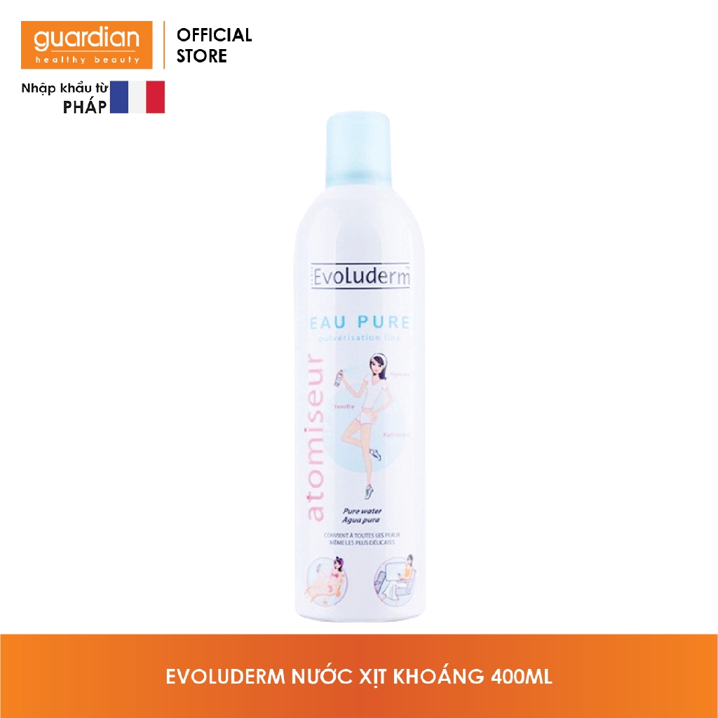 Xịt Khoáng Atomiseur Eau Pure Evoluderm 400Ml