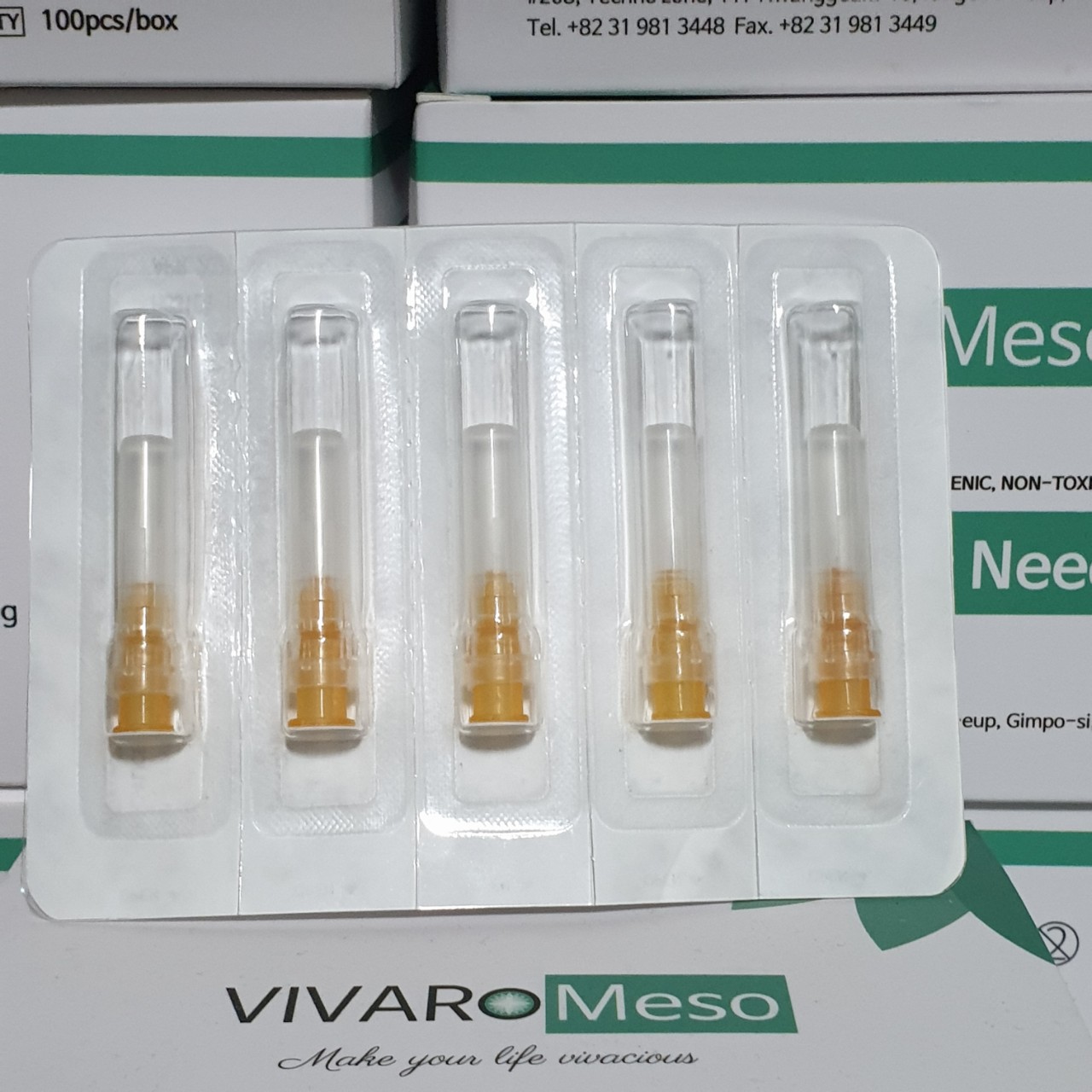 Combo 10 kim meso 34G 4mm dùng trong spa