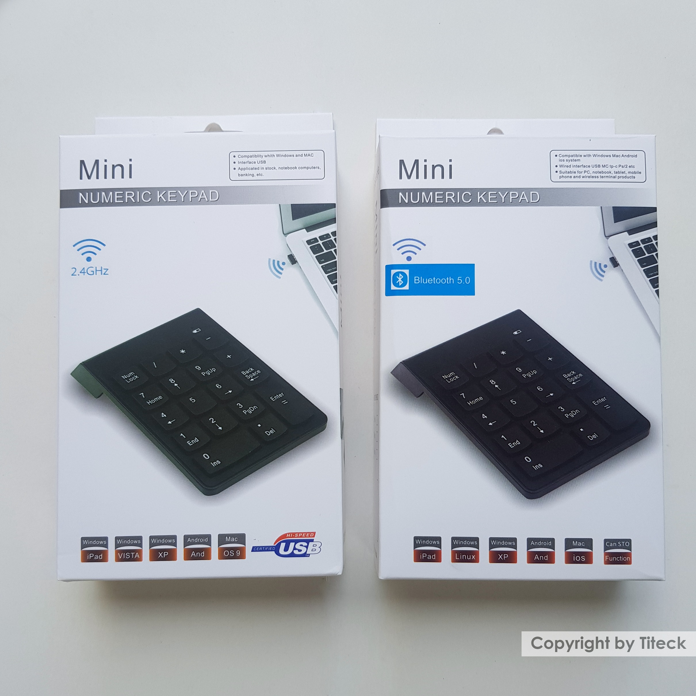 Bàn phím số không dây Bluetooth