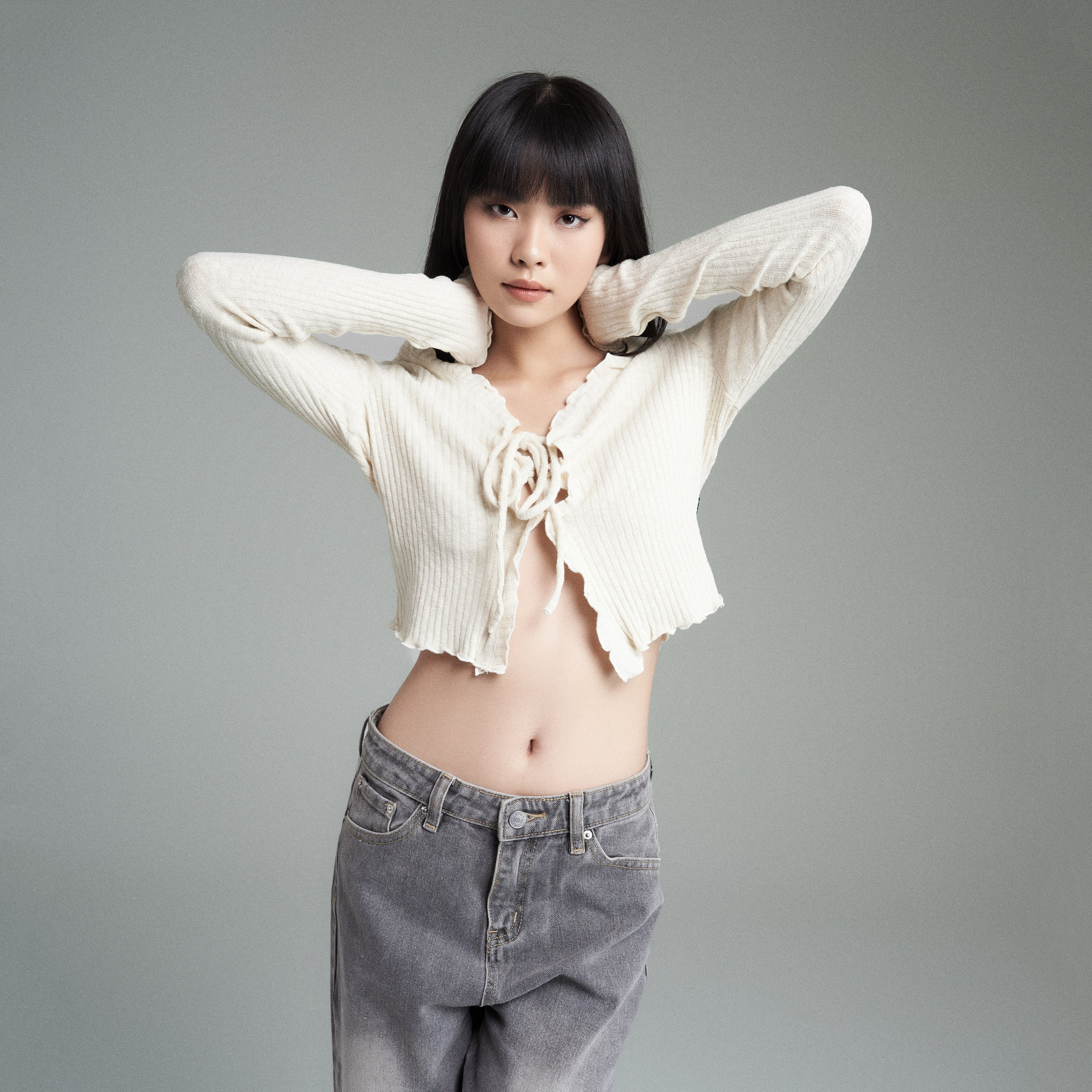 Áo Croptop Dài Tay PRADIES Lacies