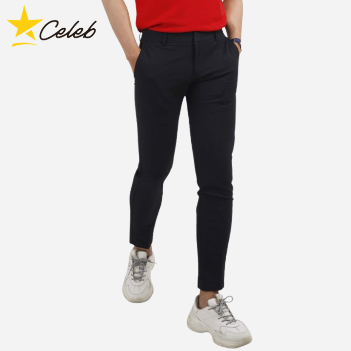CELEB Quần Tây Nam Đen Công Sở