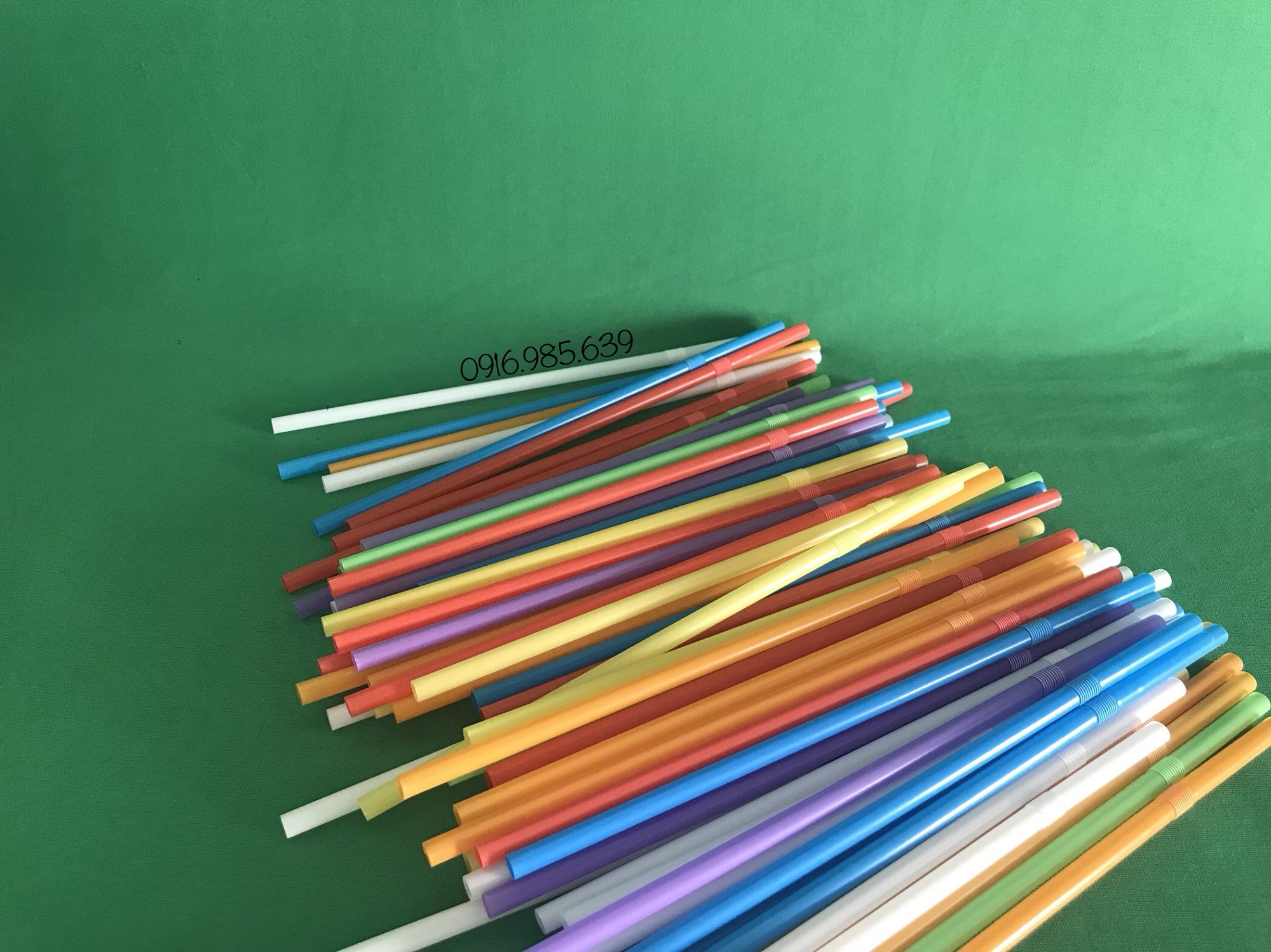 20 BỊCH ỐNG HÚT CONG MÀU