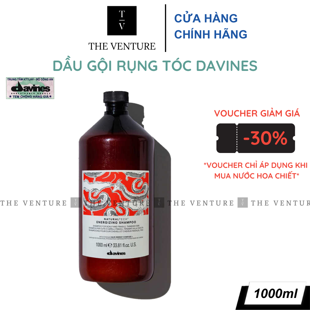 Dầu Gội Chống Rụng Tóc Davines Naturaltech Energizing Shampoo - 1000ml