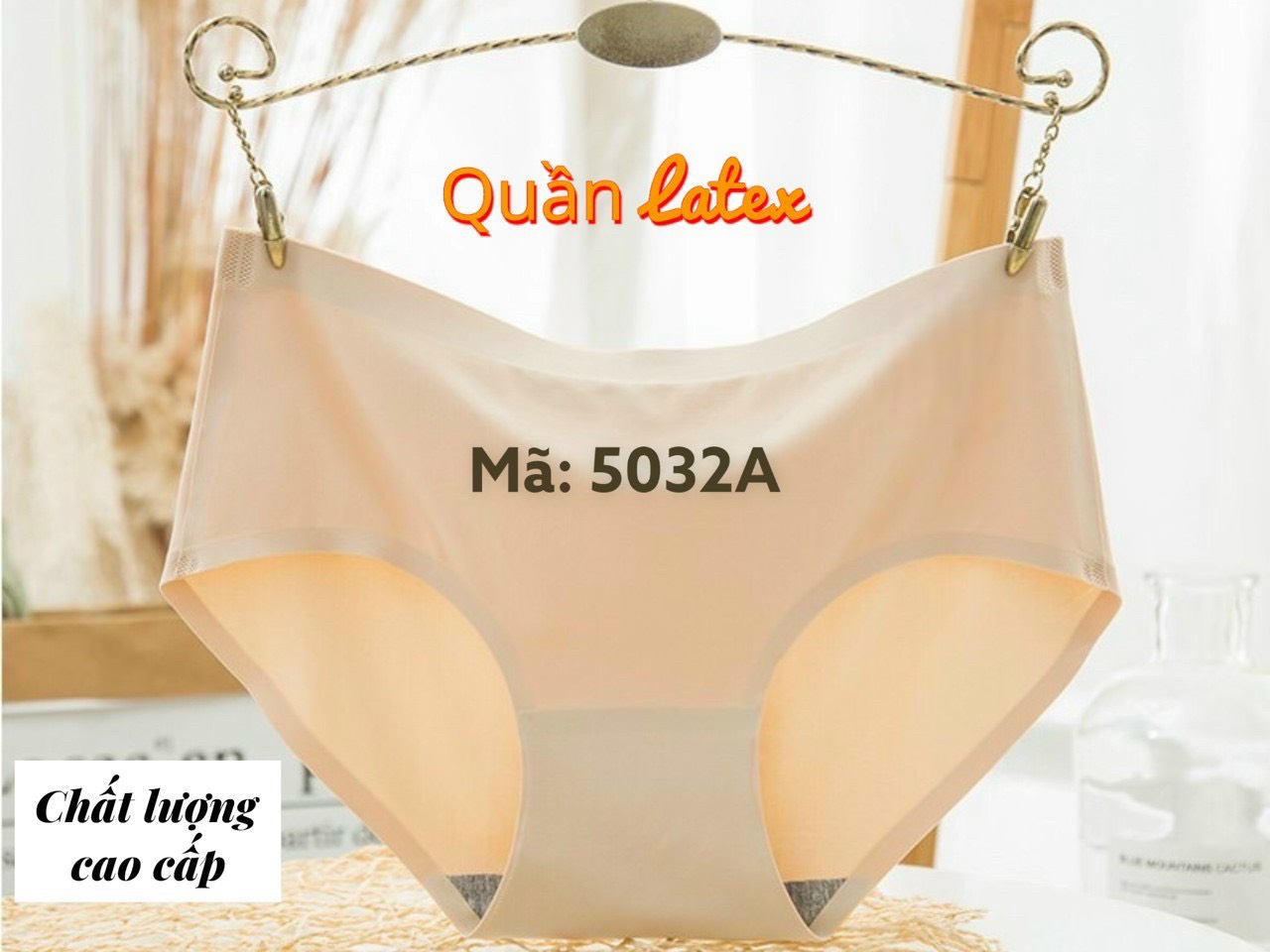 Combo 5 Quần Lót Nữ Su Đúc Trơn Cao Cấp 5032A – Seamless Mịn Màng, Siêu Êm