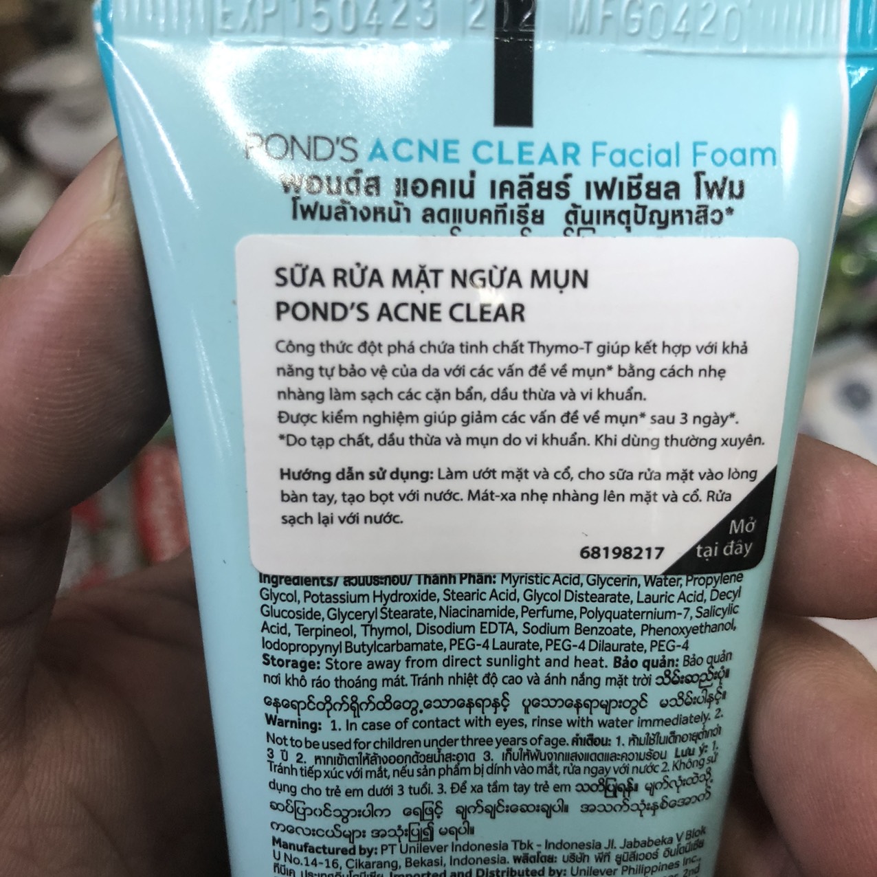 [HCM]Sữa Rửa Mặt Ngừa Mụn PONDS ANCE CLEAR