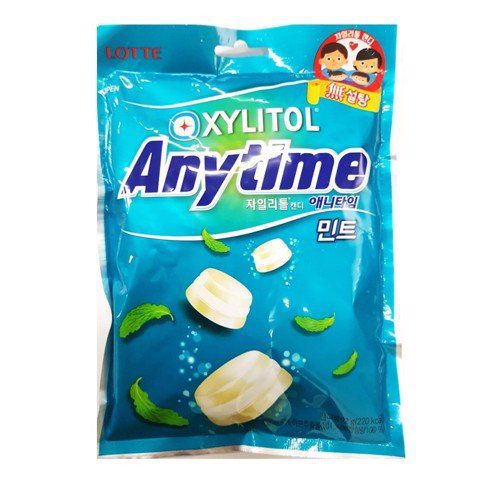 Kẹo Anytime vị sữa bạc hà Hàn Quốc 92g