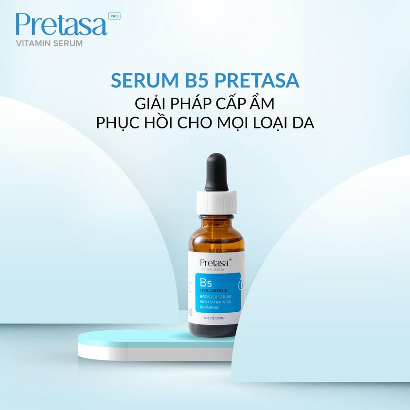 Serum Cấp Ẩm Phục Hồi Da Pretasa B5 30ml