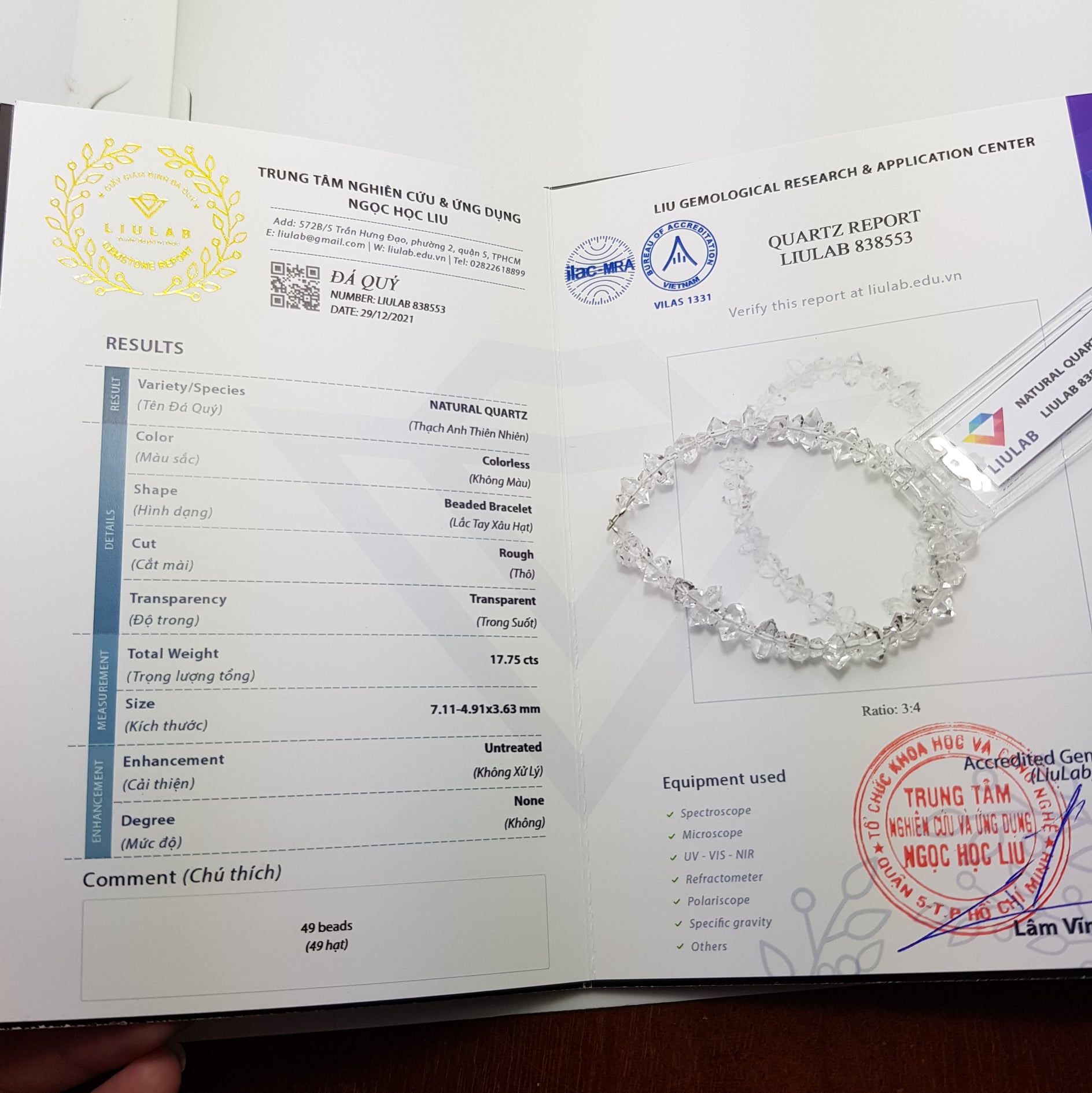 [1 hạt][ℍ𝕖𝕣𝕜𝕚𝕞𝕖𝕣 𝔻𝕚𝕒𝕞𝕠𝕟𝕕] Hạt lẻ đá Herkimer Diamond 2-4mm