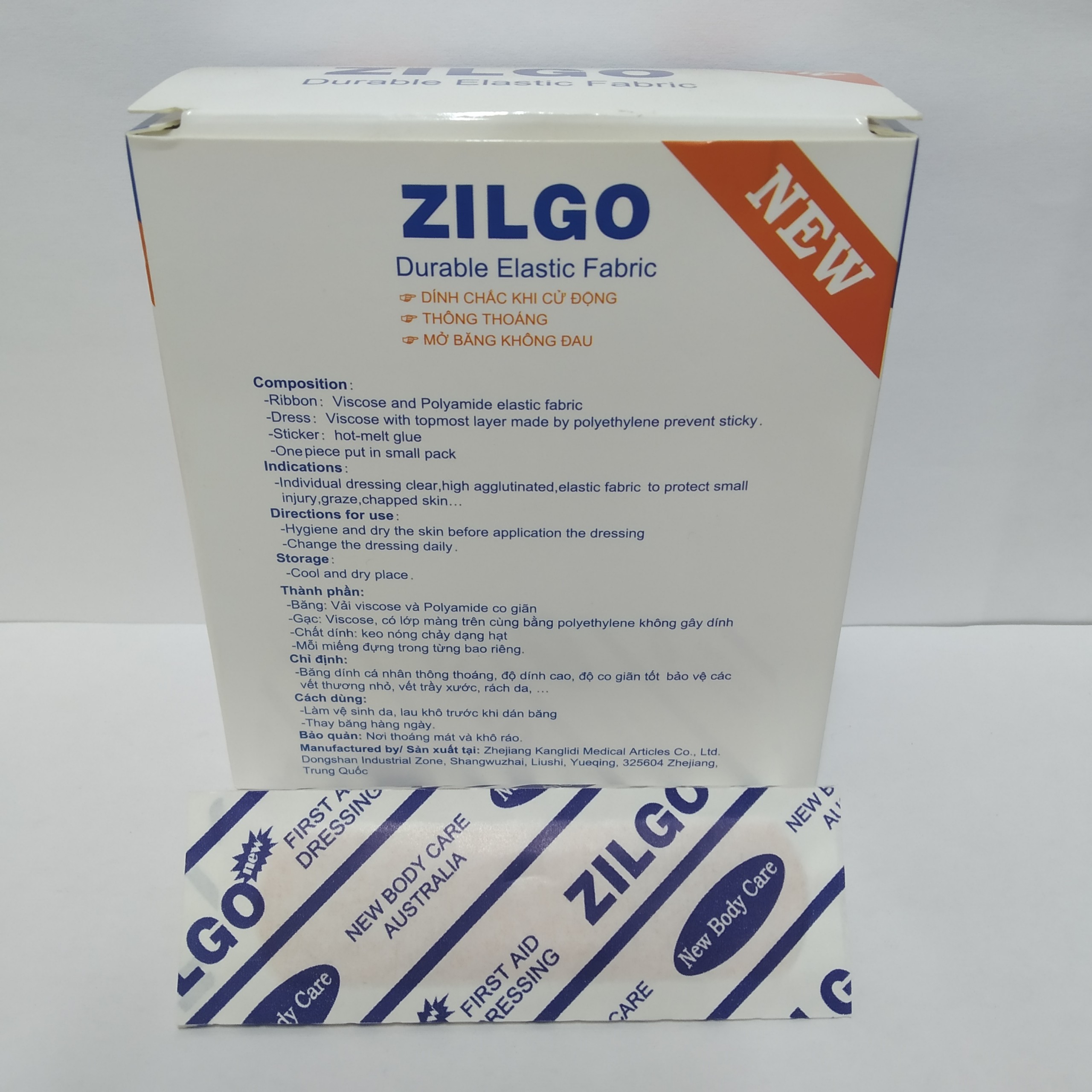Băng cá nhân ZILGO hộp 102 miếng