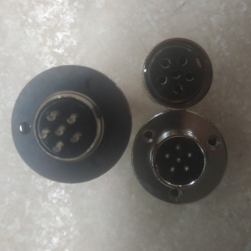 Bộ giắc cắm đực và cái M19 6 chân