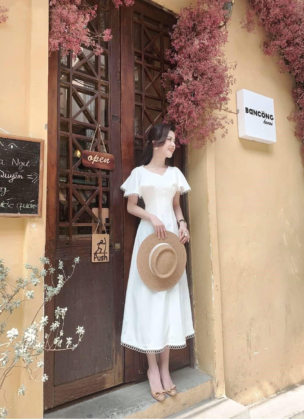 Chân Váy Suông Dáng Dài Che Gối Chân Váy Công Sở Phối Tà Xếp Li Nơ dài 68cm  | Shopee Việt Nam