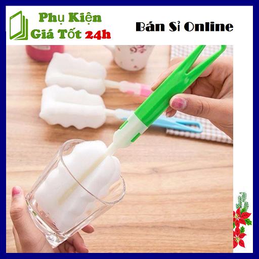 Cây Rửa Ly Đầu Mút - Dụng cụ rửa ly chùi ly