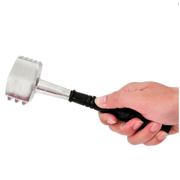 Búa Đập Thịt Bằng Nhôm 2 Mặt Dài 23cm