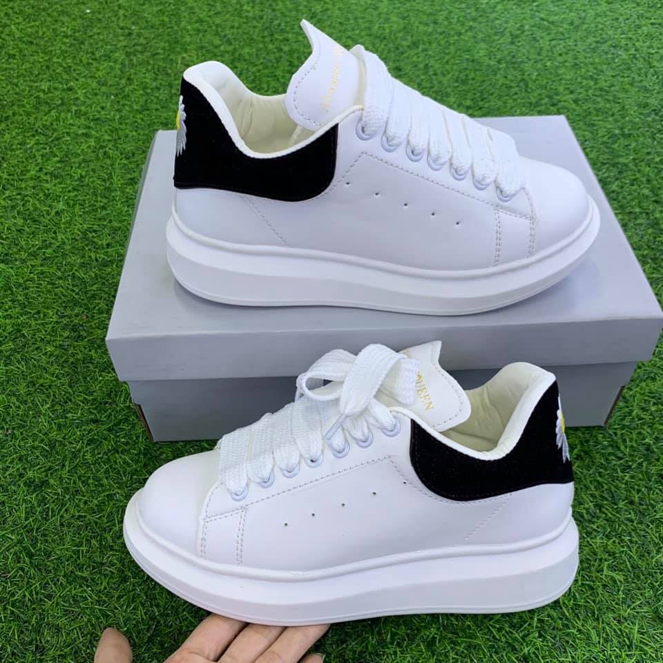 Mcqueen - Giày mcq gót hoa cúc - Giày sneaker full size nam nữ