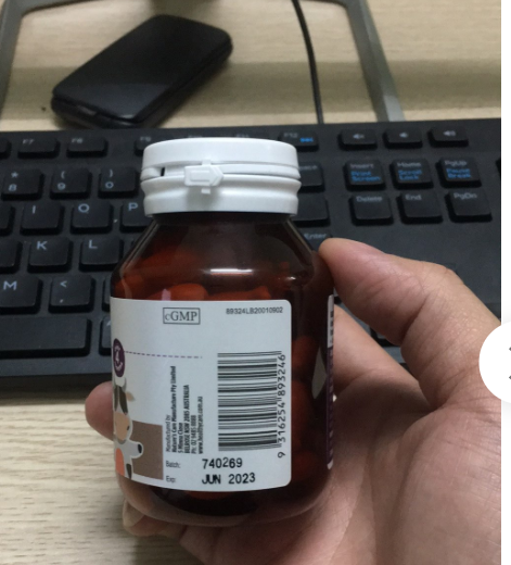 [ 60 VIÊN] Milk Canxi Healthy Care Úc Cho Bé