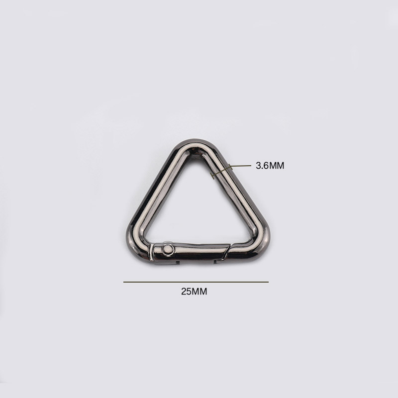 Set of 2 PCs triangular hooks for handbag cord-100style