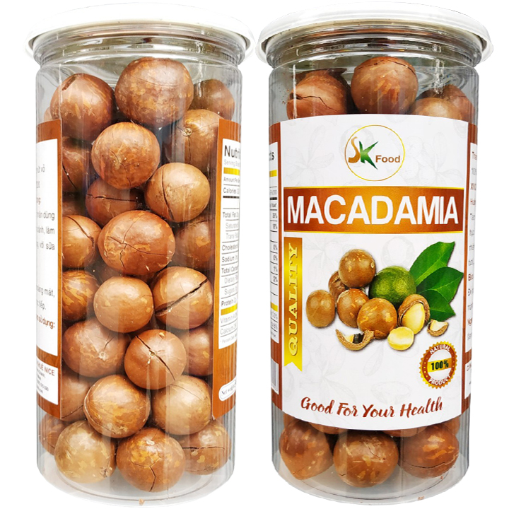 [HCM]1KG HẠT MACCA ÚC NỨT VỎ SKFOOD