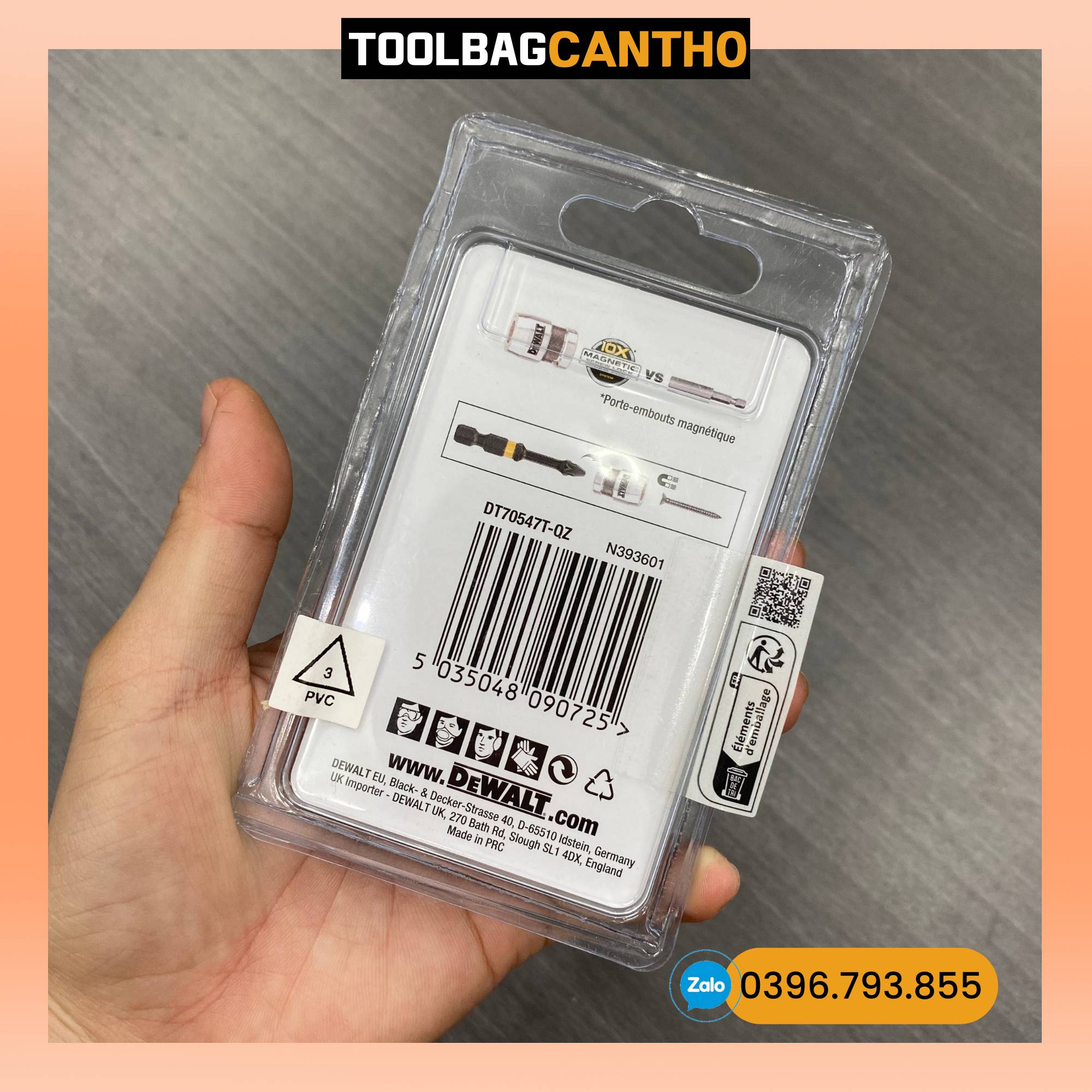 Nam châm hít mũi vít Dewalt DT70547T