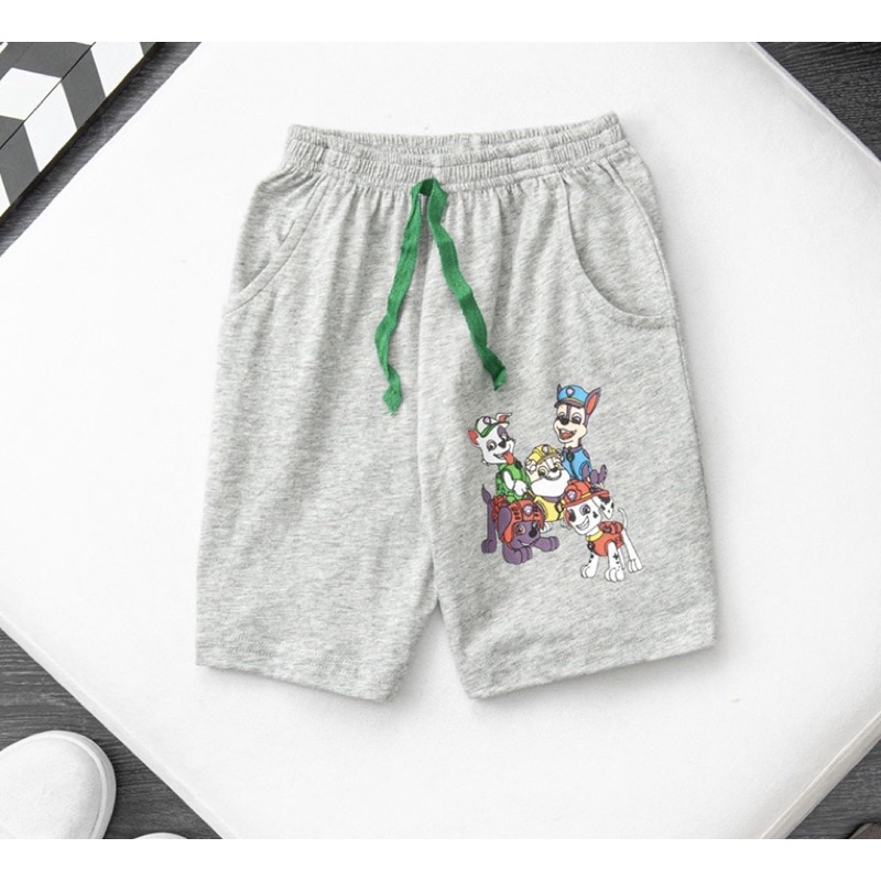 Sale quần cotton bé trai siêu nhân oto khùng long 2-7