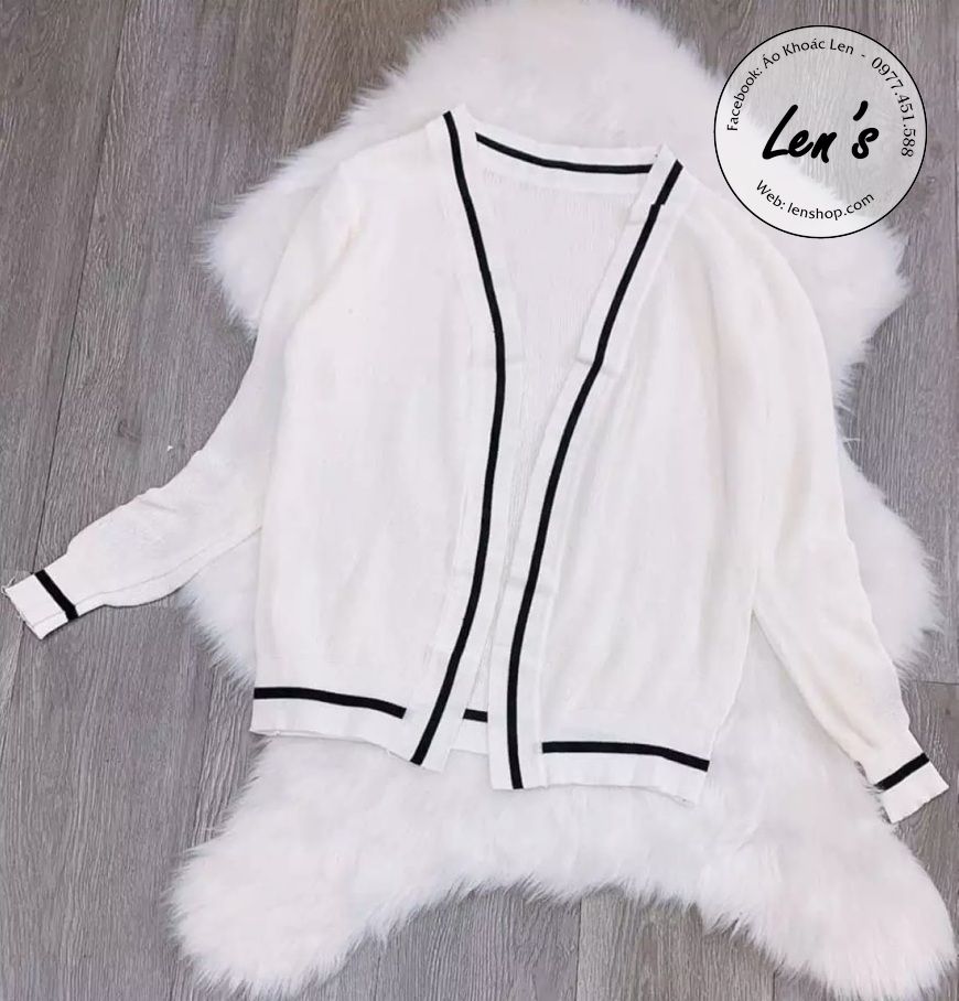ÁO KHOÁC CARDIGAN MỎNG VIỀN