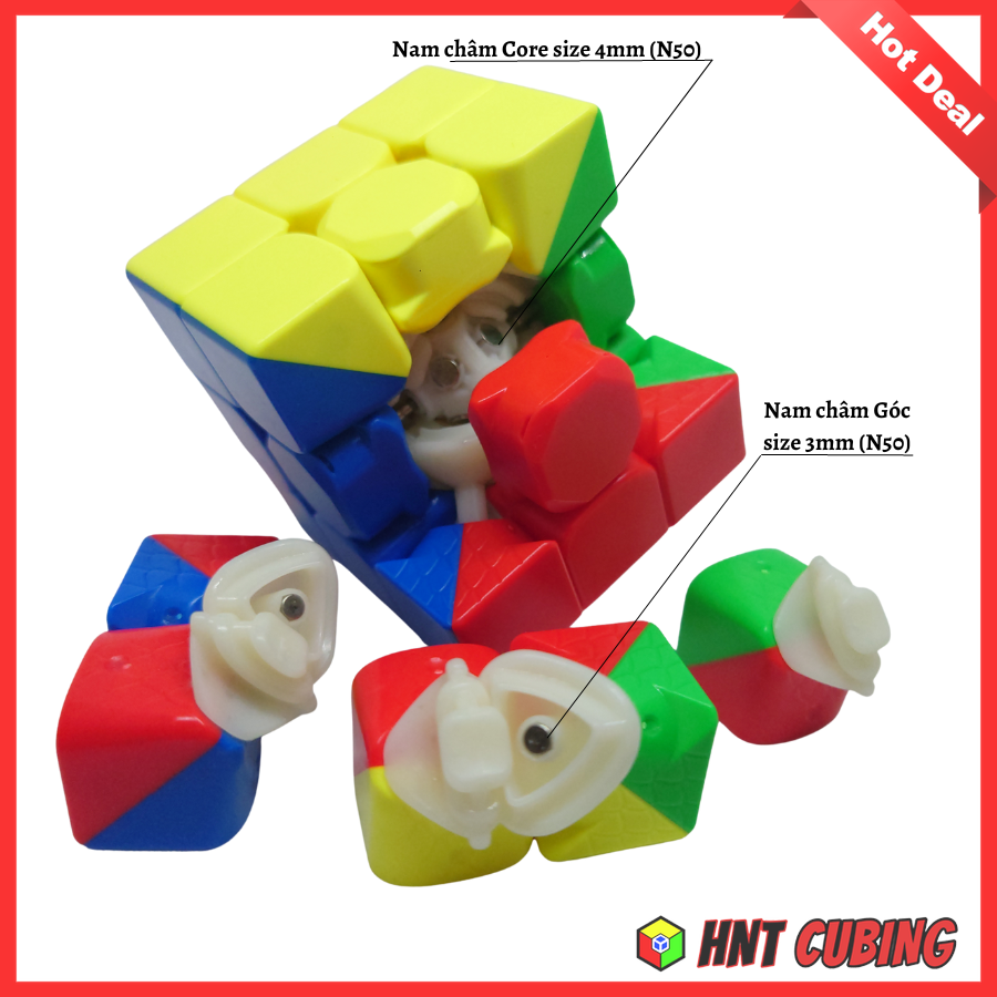 Rubik 3x3 Super RS3M 2022 mod MagCore Revert | HNT Cubing