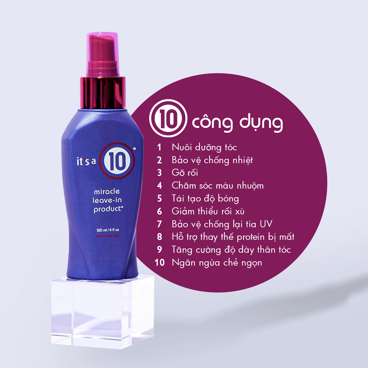 Xịt dưỡng diệu kỳ Miracle Leave - In IT'S A 10