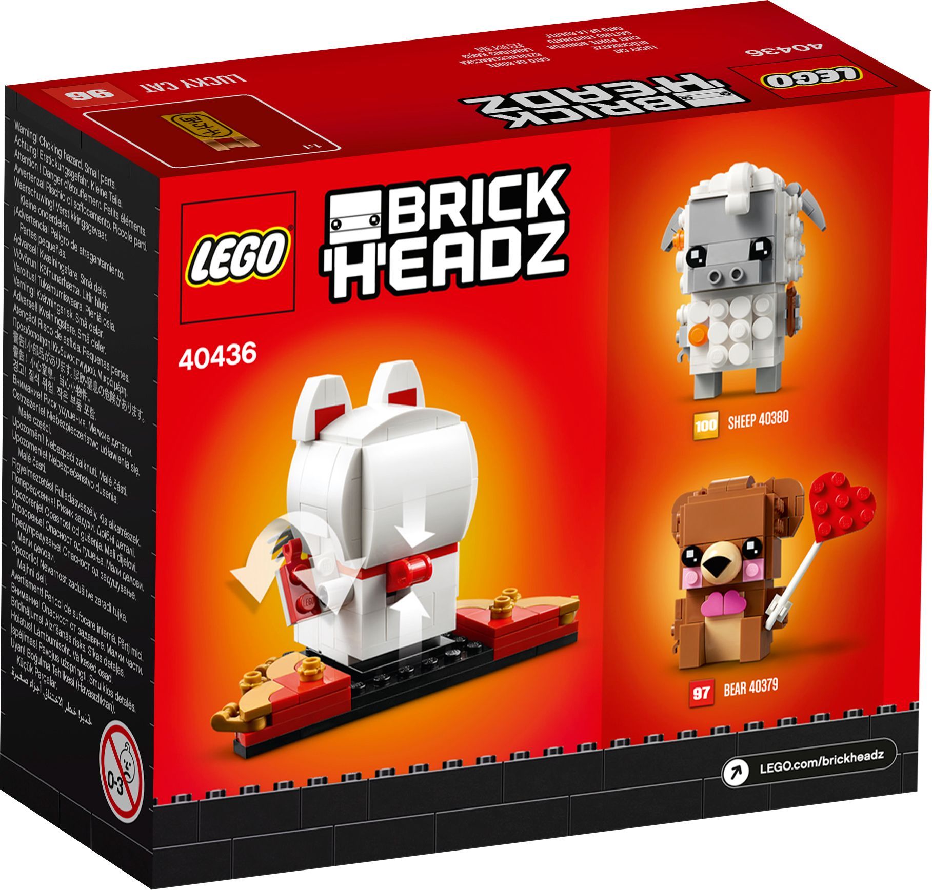 40436 LEGO BrickHeadz Lucky Cat - Mèo may mắn